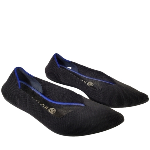 Rothy's Shoes - ROTHY'S The Point Black Slip On Ballet Flats Shoes Size 8